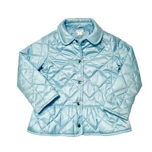 Crewcuts Quilted Peplum Puffer Jacket Size S / 6-7